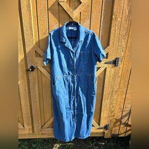 Roaman's Blue Maxi Dress